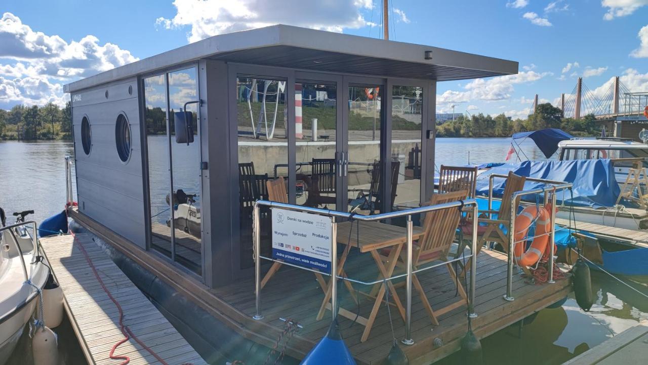 브로츠와프 Houseboat Water Boy Apartament Plywajacy Dom Na Wodzie Lodz 아파트 외부 사진